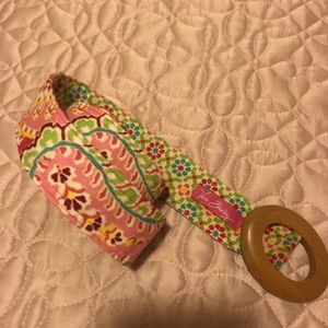 Vera Bradley reversible belt 44”